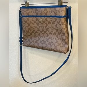 COACH Rowan file bag in signature canvas
